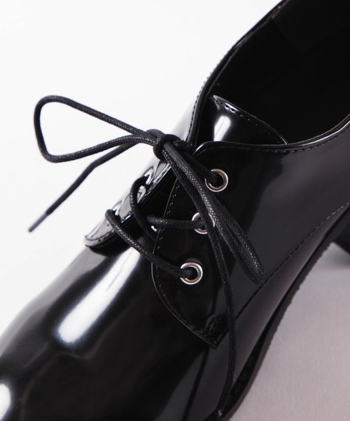 WEGO（ウィゴー）の「WEGO/レースアップヒールシューズ（ドレスシューズ・レディース・ブラック・LARGE/MEDIUM）」の5枚目の写真