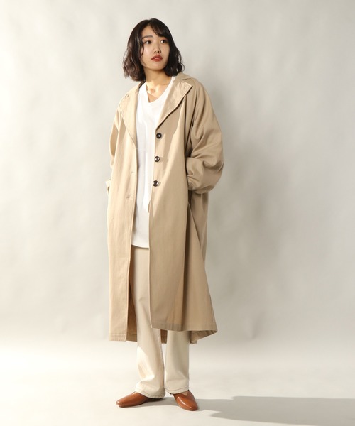 notch.（ノッチ）の「バックルポイントスリットコート（トレンチコート