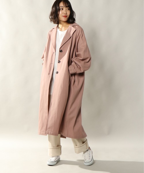 notch.（ノッチ）の「バックルポイントスリットコート（トレンチコート