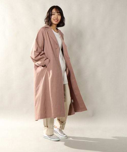 notch.（ノッチ）の「バックルポイントスリットコート（トレンチコート