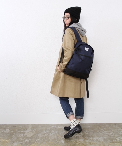 coen（コーエン）の「ナイロンバックパック（バックパック/リュック・レディース・ケリー/ネイビー/レッド・FREE）」の4枚目の写真