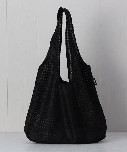 junes（ジュネス）の「＜junes＞MESH BAG MEDIUM SIZE/バッグ（トートバッグ・レディース・ブラック・FREE）」の4枚目の写真