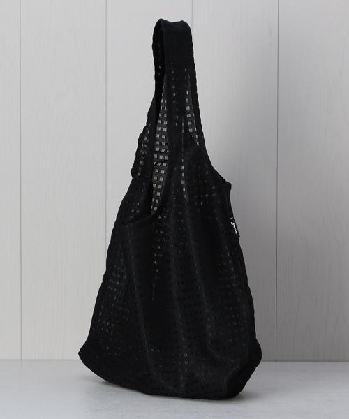 junes（ジュネス）の「＜junes＞MESH BAG MEDIUM SIZE/バッグ（トートバッグ・レディース・ブラック・FREE）」の3枚目の写真