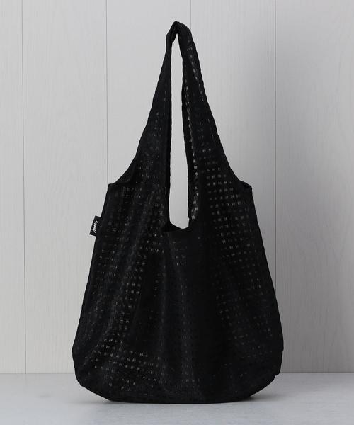 junes（ジュネス）の「＜junes＞MESH BAG MEDIUM SIZE/バッグ（トートバッグ・レディース・ブラック・FREE）」の2枚目の写真