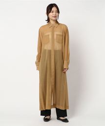 AULALEE シースルーブラックシャツワンピース 52931648b_b_03_215.jpg