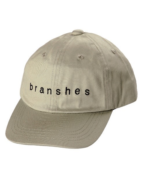 BRANSHES（ブランシェス）の「ロゴツイルキャップ（キャップ・キッズ・ベージュ/ブラック/レッド・L/M/S）」の2枚目の写真