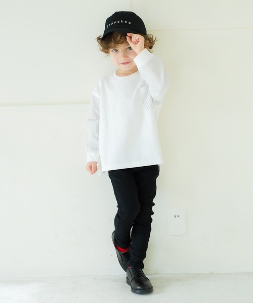 BRANSHES（ブランシェス）の「ロゴツイルキャップ（キャップ・キッズ・ベージュ/ブラック/レッド・L/M/S）」の20枚目の写真