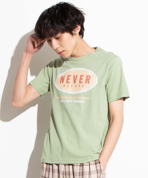 セール Wego ラウンド配色ロゴtシャツ Tシャツ カットソー Wego ウィゴー のファッション通販 Zozotown