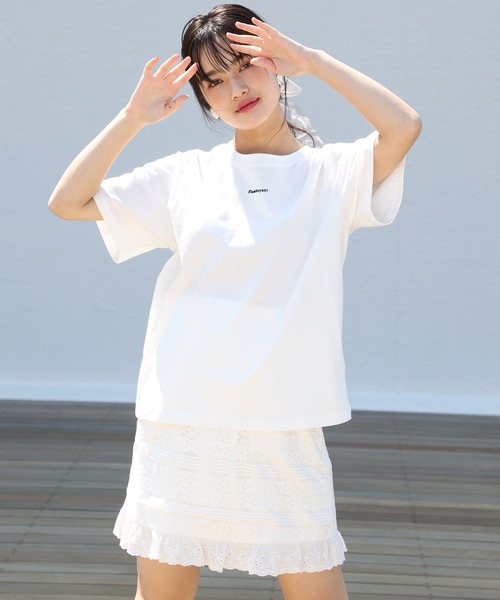 one after another NICE CLAUP(ワンアフターアナザーナイスクラップ)の「コードレーススカート(スカート・レディース・ブラック/ベージュ/オフホワイト・FREE)」の14枚目の写真