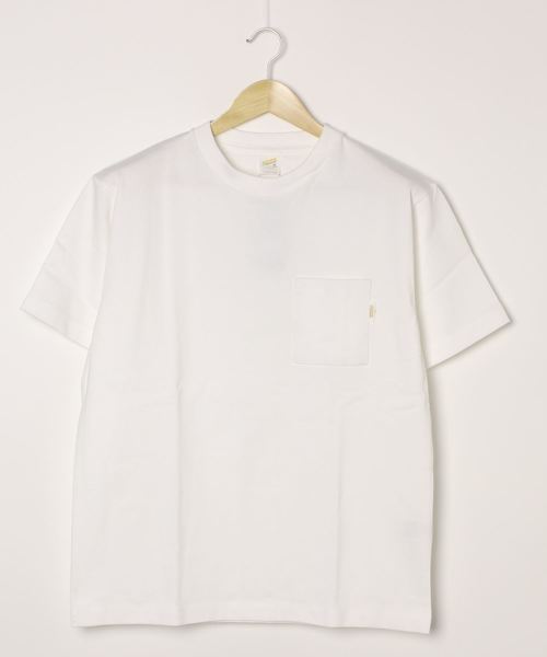 Denime（ドゥニーム）の「PKTee　ポケットTEE（Tシャツ/カットソー・メンズ・ホワイト/ブラック/ベージュ/ネイビー/サックスブルー/レッド系その他・MEDIUM/LARGE/X-LARGE）」の2枚目の写真