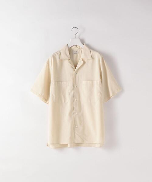 Steven Alan(スティーブンアラン)の「<Steven Alan> PE/LNN POPLIN CAMP COLLAR SHIRT-BOLD/シャツ(シャツ/ブラウス・メンズ・ブラック/ナチュラル/ベージュ・SMALL/LARGE/X-LARGE/MEDIUM)」の3枚目の写真