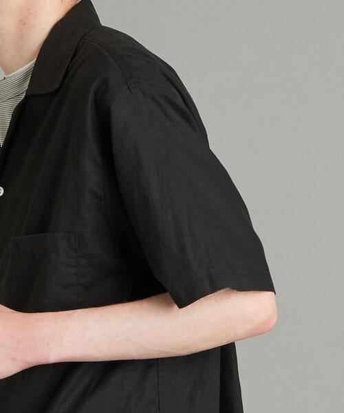 Steven Alan(スティーブンアラン)の「<Steven Alan> PE/LNN POPLIN CAMP COLLAR SHIRT-BOLD/シャツ(シャツ/ブラウス・メンズ・ブラック/ナチュラル/ベージュ・SMALL/LARGE/X-LARGE/MEDIUM)」の9枚目の写真