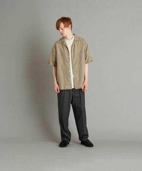 Steven Alan(スティーブンアラン)の「<Steven Alan> PE/LNN POPLIN CAMP COLLAR SHIRT-BOLD/シャツ(シャツ/ブラウス・メンズ・ブラック/ナチュラル/ベージュ・SMALL/LARGE/X-LARGE/MEDIUM)」の20枚目の写真