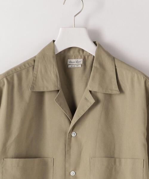 Steven Alan(スティーブンアラン)の「<Steven Alan> PE/LNN POPLIN CAMP COLLAR SHIRT-BOLD/シャツ(シャツ/ブラウス・メンズ・ブラック/ナチュラル/ベージュ・SMALL/LARGE/X-LARGE/MEDIUM)」の17枚目の写真