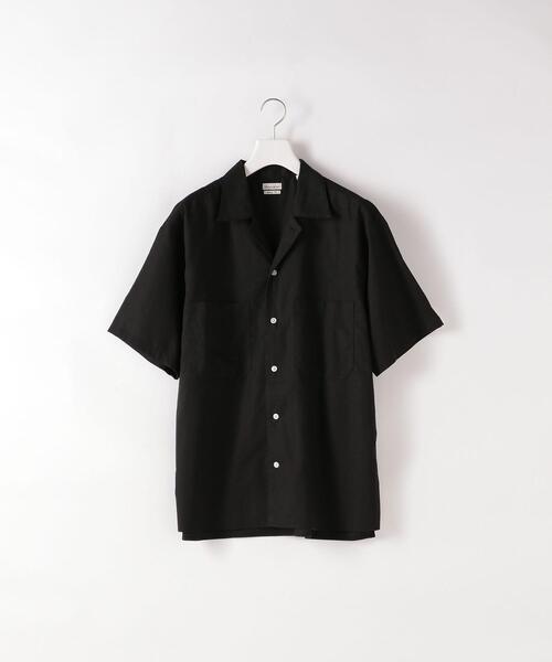 Steven Alan POPLIN SHIRT/シャツ スティーブンアラン Steven Alan 日本製 OPEN COLLAR SHIRT