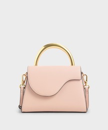 ツートーンアンギュラーフラップバッグ / Two-Tone Angular Flap Bag