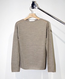 JANESMITH（ジェーンスミス）の「JANESMITH ジェーンスミス / BOAT NECK WIDE RIB KNIT ボートネックワイドリブニット（ニット/セーター）」