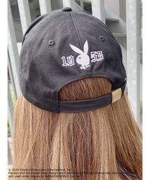 play boy キャップ CAP】PLAYBOY 帽子 ロゴ刺繍 キャップ ローキャップ