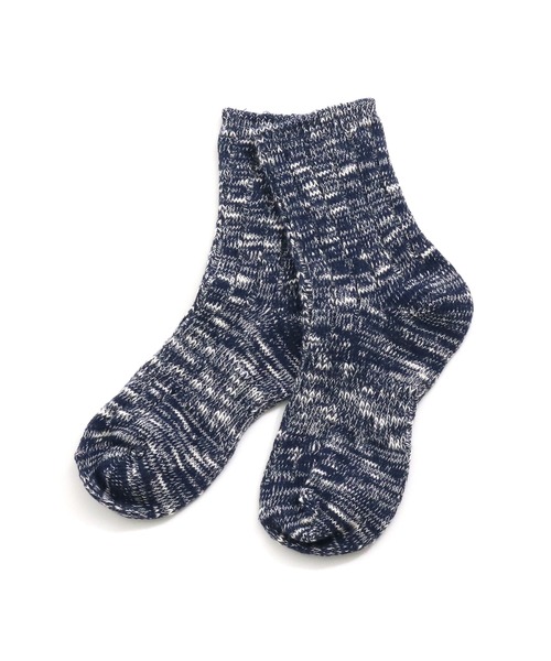 MAKE YOUR DAY（メイクユアデイ）の「スラブミックスクルーソックス（ソックス/靴下・キッズ・ベージュ/ネイビー/ブラウン/グレー/カーキ・24/12/15 /18/21）」の2枚目の写真