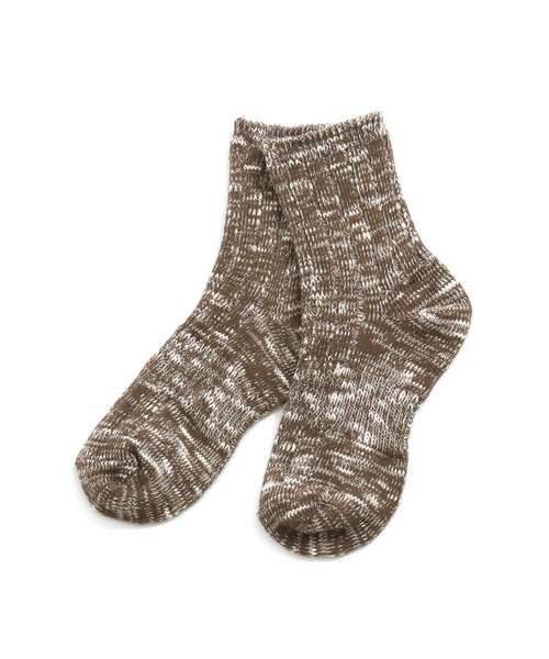MAKE YOUR DAY（メイクユアデイ）の「スラブミックスクルーソックス（ソックス/靴下・キッズ・ベージュ/ネイビー/ブラウン/グレー/カーキ・24/12/15 /18/21）」の4枚目の写真