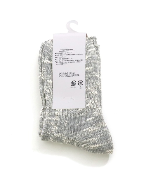 MAKE YOUR DAY（メイクユアデイ）の「スラブミックスクルーソックス（ソックス/靴下・キッズ・ベージュ/ネイビー/ブラウン/グレー/カーキ・24/12/15 /18/21）」の7枚目の写真