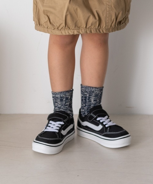 MAKE YOUR DAY（メイクユアデイ）の「スラブミックスクルーソックス（ソックス/靴下・キッズ・ベージュ/ネイビー/ブラウン/グレー/カーキ・24/12/15 /18/21）」の12枚目の写真