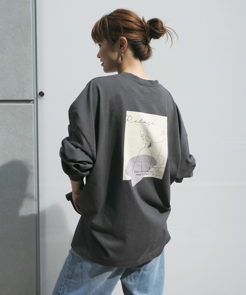Lady線画アートプリントロンt Tシャツ カットソー Corners コーナーズ のファッション通販 Zozotown