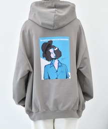 Perushu | yutayunoki × Perushu ヘビーウェイトコラボスウェットパーカー(パーカー)