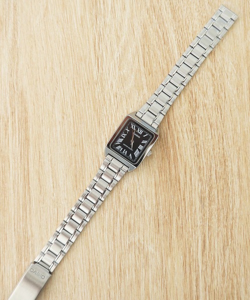 スクエア型メタルバンド時計 CASIO 腕時計 カシオ / クォーツ スタンダード アナログ