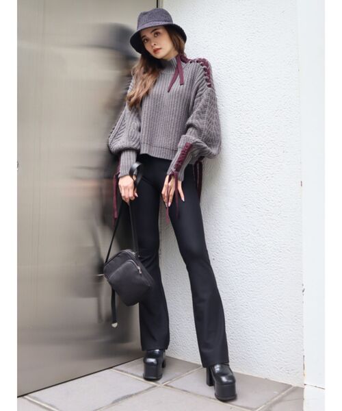 EMODA（エモダ）の「コーデュロイバケットハット（ハット・レディース・ブラック/ベージュ・FREE）」の3枚目の写真