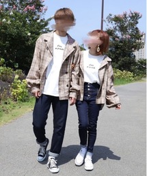 PairPair | 袖ボリュームチェックシャツ(シャツ/ブラウス)