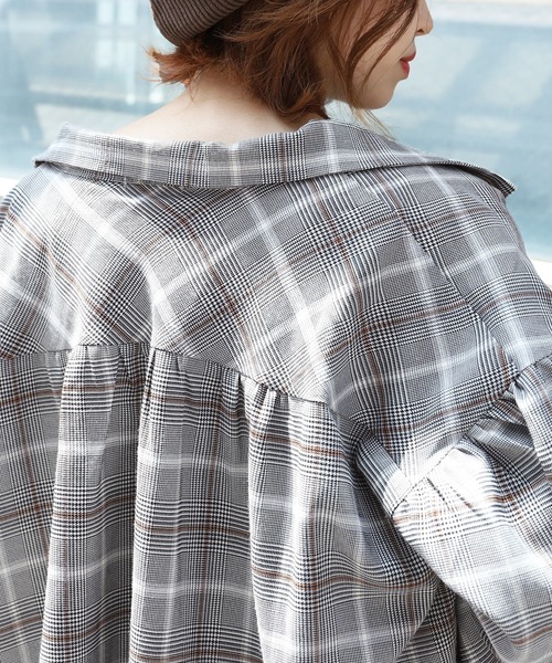 PairPair（ペアペア）の「袖ボリュームチェックシャツ（シャツ/ブラウス・レディース・ライトベージュ/ベージュ/ブラック・FREE）」の17枚目の写真
