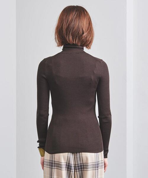 UNITED ARROWS(ユナイテッドアローズ)の「UBCB シルクリブ タートルネック ニット 20AW(ニット/セーター・レディース・ダークブラウン・フリー)」の11枚目の写真