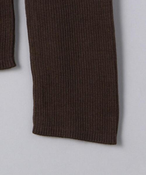 UNITED ARROWS(ユナイテッドアローズ)の「UBCB シルクリブ タートルネック ニット 20AW(ニット/セーター・レディース・ダークブラウン・フリー)」の6枚目の写真