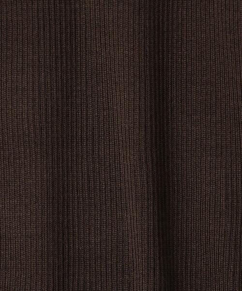 UNITED ARROWS(ユナイテッドアローズ)の「UBCB シルクリブ タートルネック ニット 20AW(ニット/セーター・レディース・ダークブラウン・フリー)」の8枚目の写真