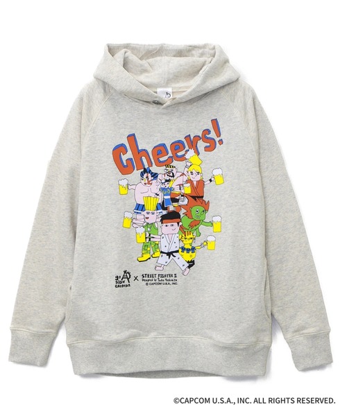 Street Fighter X Go Slow Caravan 空紡糸裏毛パーカー W パーカー Go Slow Caravan ゴースローキャラバン のファッション通販 Zozotown
