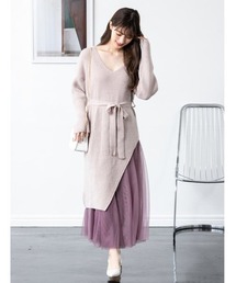 fifth | 【星玲奈レコメンド】Vネックイレヘムニットワンピース(ワンピース)