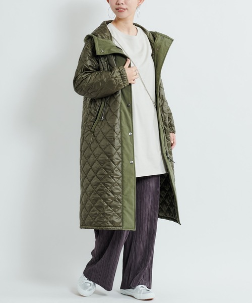 Munich（ミューニック）の「【Munich/ミューニック】hoodie coat（その他アウター・レディース・ベージュ/カーキ・SMALL）」の9枚目の写真