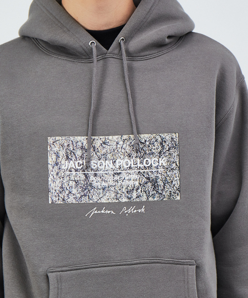 ABAHOUSE（アバハウス）の「【Pollock】Number31 プルオーバーパーカー（パーカー・メンズ・ホワイト/ブラウン/ブラック/グレイッシュブルー・46/50/48）」の5枚目の写真