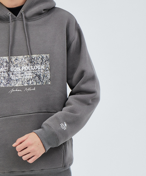 ABAHOUSE（アバハウス）の「【Pollock】Number31 プルオーバーパーカー（パーカー・メンズ・ホワイト/ブラウン/ブラック/グレイッシュブルー・46/50/48）」の8枚目の写真