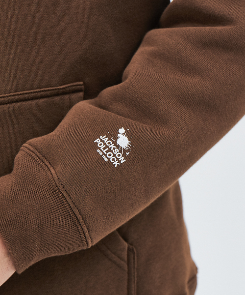 ABAHOUSE（アバハウス）の「【Pollock】Number31 プルオーバーパーカー（パーカー・メンズ・ホワイト/ブラウン/ブラック/グレイッシュブルー・46/50/48）」の6枚目の写真