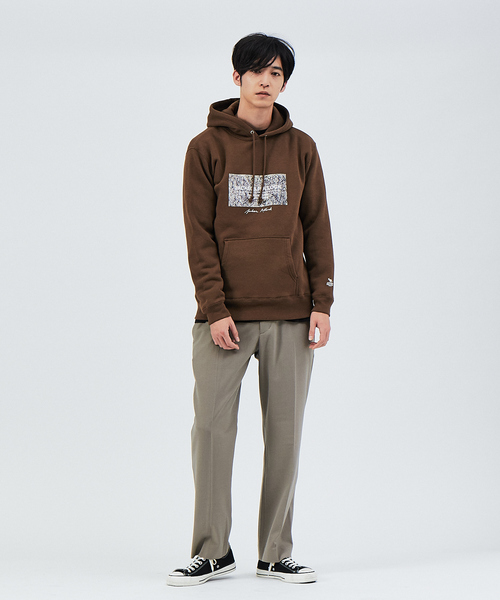 ABAHOUSE（アバハウス）の「【Pollock】Number31 プルオーバーパーカー（パーカー・メンズ・ホワイト/ブラウン/ブラック/グレイッシュブルー・46/50/48）」の11枚目の写真