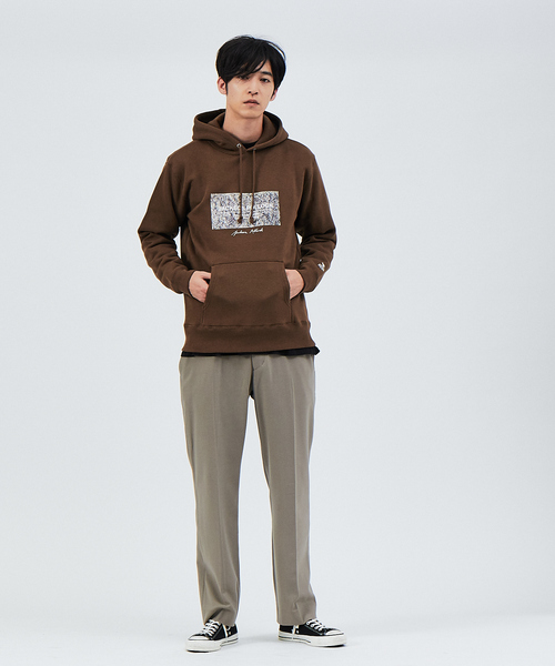 ABAHOUSE（アバハウス）の「【Pollock】Number31 プルオーバーパーカー（パーカー・メンズ・ホワイト/ブラウン/ブラック/グレイッシュブルー・46/50/48）」の13枚目の写真