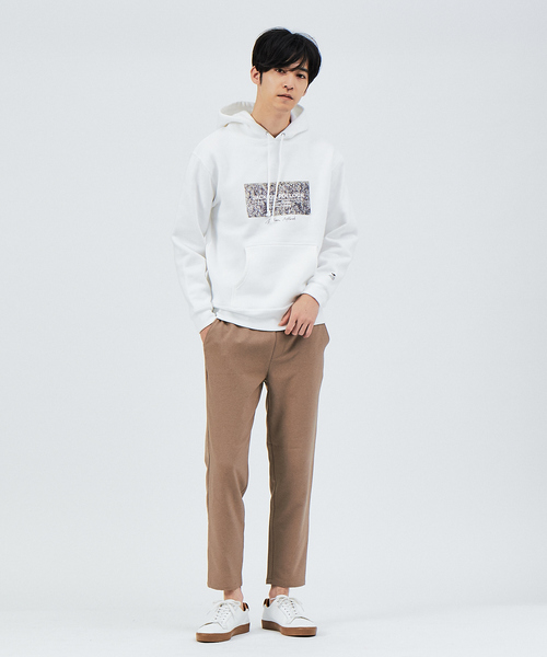 ABAHOUSE（アバハウス）の「【Pollock】Number31 プルオーバーパーカー（パーカー・メンズ・ホワイト/ブラウン/ブラック/グレイッシュブルー・46/50/48）」の7枚目の写真