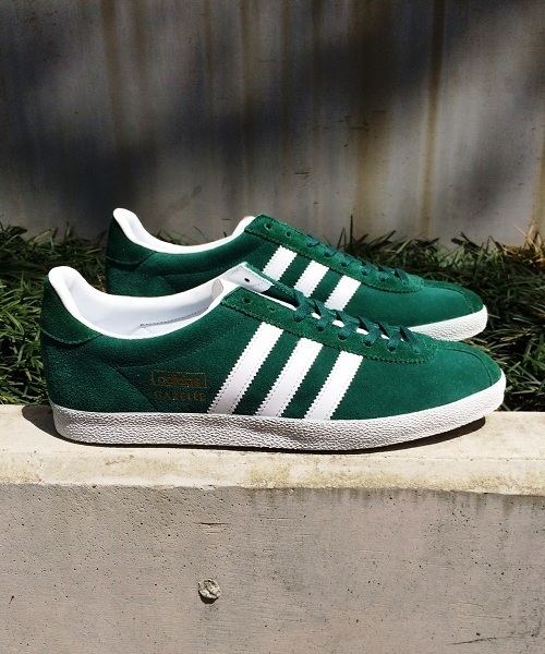 Gazelle OG 緑 27.5cm adidas (アディダス) GAZELLE (ガゼル) ガッツレー メンズ ローカット