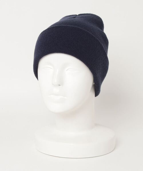 JABURO（ジャブロー）の「【 JABURO / ジャブロー 】 SOLID BEANIE / ソリッド ニット帽（ニットキャップ/ビーニー・メンズ・ワイン/ロイヤルブルー/グレー/ネイビー/ブラック/レッド・FREE）」の4枚目の写真