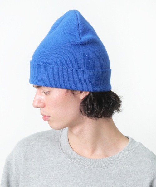 JABURO（ジャブロー）の「【 JABURO / ジャブロー 】 SOLID BEANIE / ソリッド ニット帽（ニットキャップ/ビーニー・メンズ・ワイン/ロイヤルブルー/グレー/ネイビー/ブラック/レッド・FREE）」の17枚目の写真