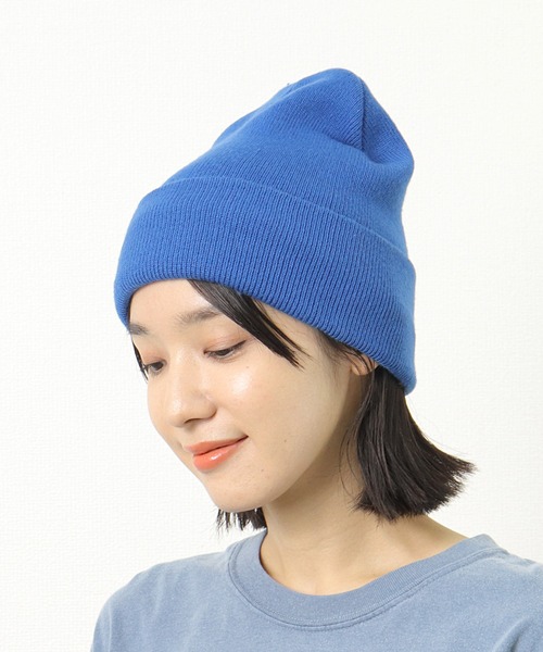 JABURO（ジャブロー）の「【 JABURO / ジャブロー 】 SOLID BEANIE / ソリッド ニット帽（ニットキャップ/ビーニー・メンズ・ワイン/ロイヤルブルー/グレー/ネイビー/ブラック/レッド・FREE）」の14枚目の写真