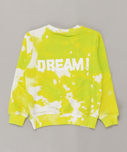 MSGM（エムエスジーエム）の「MSGM(エムエスジーエム)Kids & Junior タイダイ柄長袖スウェット（スウェット・キッズ・ライトイエロー/ターコイズブルー・10Y/12Y/14Y/4Y/6Y/8Y）」の3枚目の写真