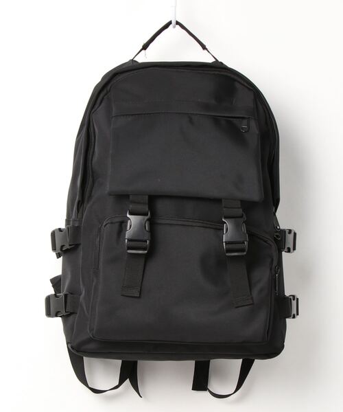 PairPair(ペアペア)の「ダブルバックルバックパック/リュック/大容量(AR)(バックパック/リュック・レディース・ブラック・FREE)」の4枚目の写真